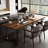 Light-walnut Rectangular Solid Wood desk-1230239301