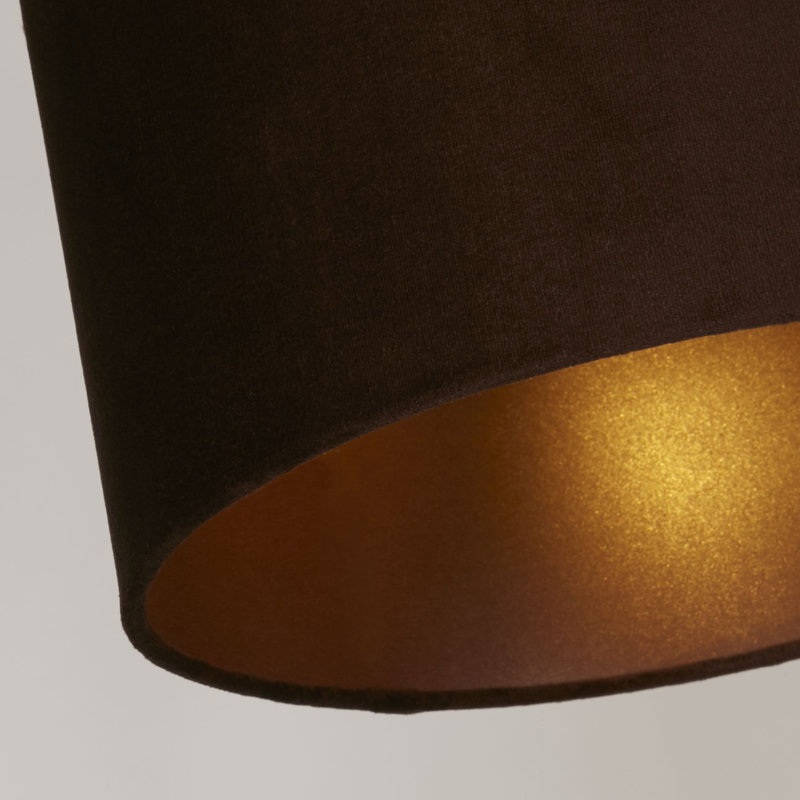 20cm H Fabric And Mild Steel Traditional in Chocolate