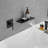 1 Handle Bathroom Waterfall Faucet with Diverter