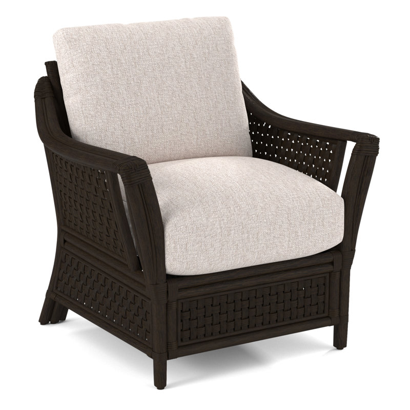 Boca Armchair, Brown Geometric, 0456-33, Java