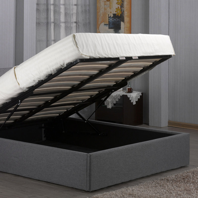 Fusion Upholstered Ottoman Storage Bed, Double (4'6)