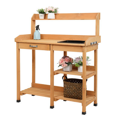 Patillo Fir Potting Bench