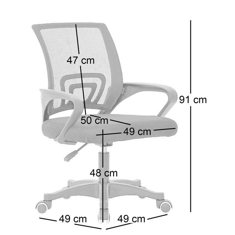 Office Chair, Orange