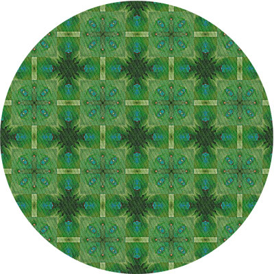 Tapis de zone verte à motif