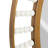 Andre Solid Wood Circle Wall Mirror