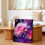 Abstrait rose, pivoine mauve, fleur moderne, reproduction d'art sur toile-1518974882