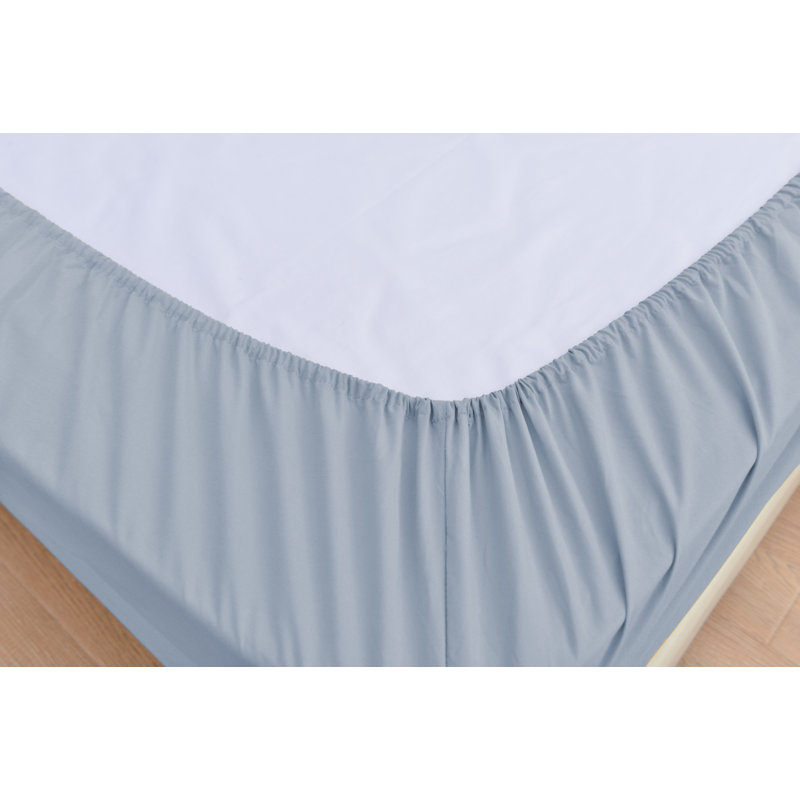 Ensemble de draps en rayonne de bambou, Argent, Simple