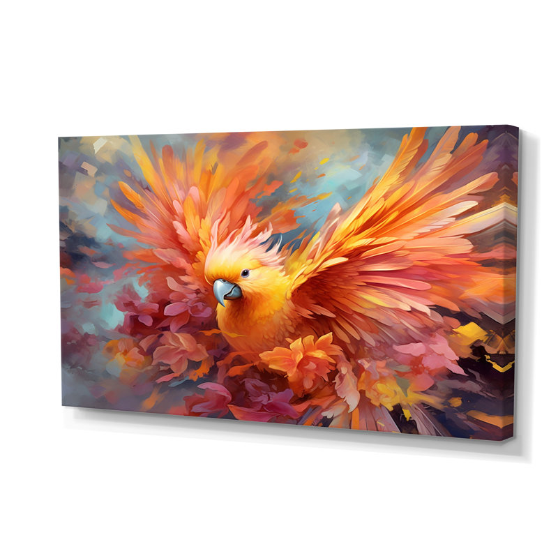 Perroquet tropical I - art mural perroquet
