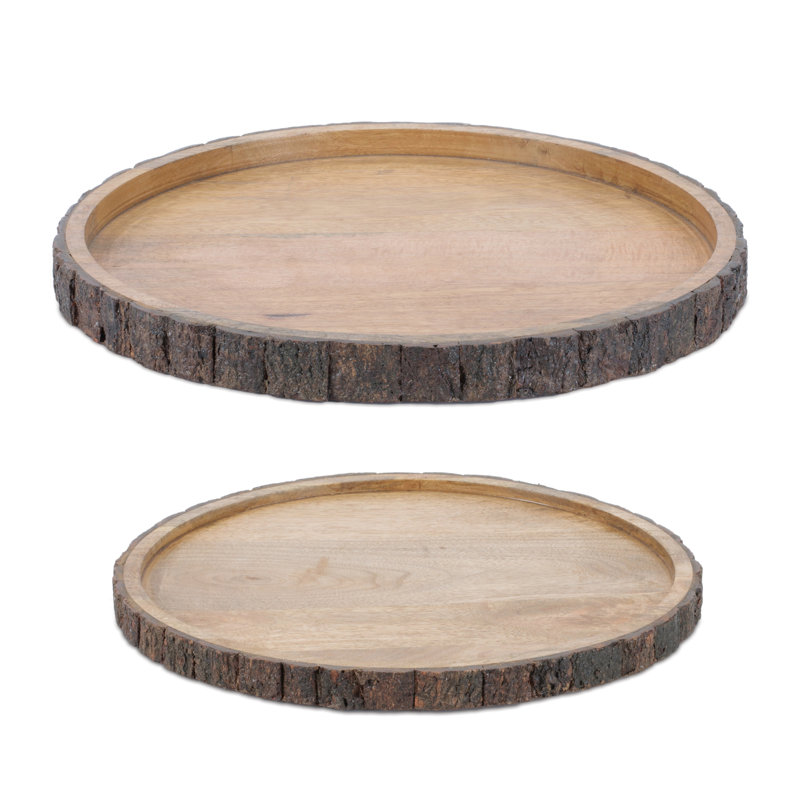 Natural Mango Wood Decorative Trays