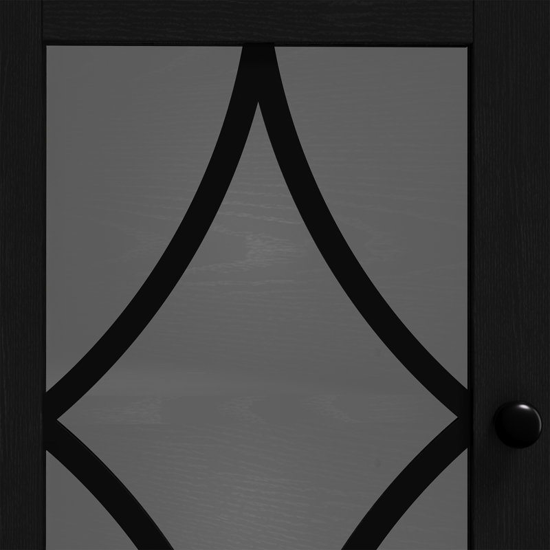 Corner TV Stands For Tvs Up To 55''With Fireplace Included, Black