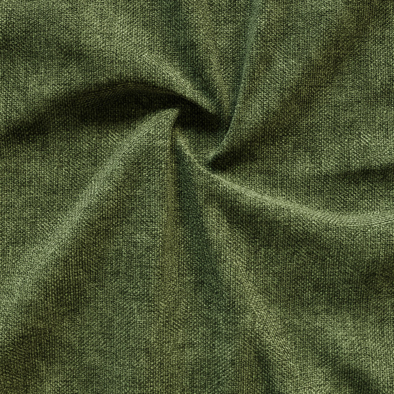 Coussin en chenille vert, 102.36" W