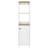 St. Clair Linen Cabinet, Two Interior  Shelves, Two Open Shelves, Single Door-221983702