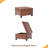 PU Storage Ottoman With Rubber Wood Legs, 30.25'' Square Tufted Indoor Ottoman With Lift-Top Storage For Living Room, Bedroom-380929321