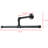 Clarkston 19.9'' Metal Wall Mounted Clothes Rack