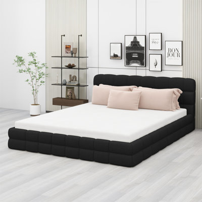 Lit plateforme tapissier