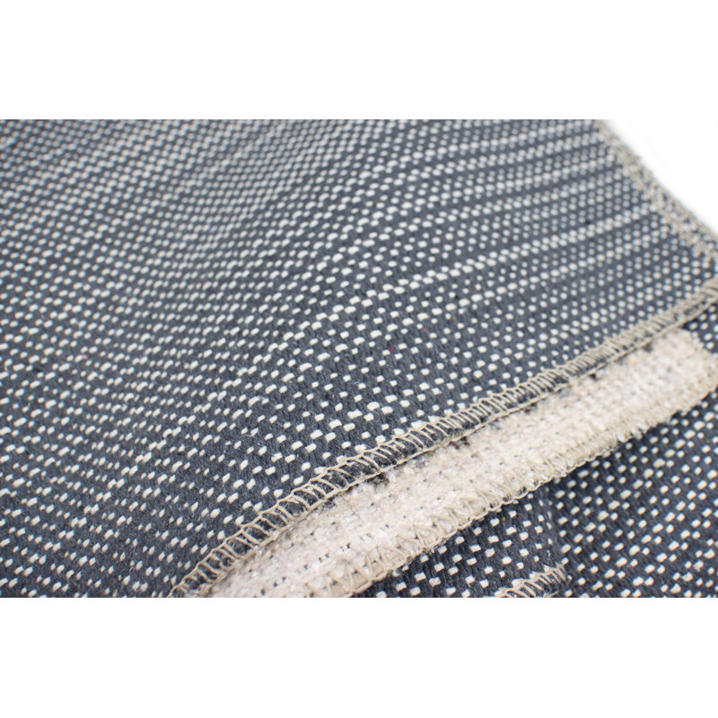 Rectangle Cohan Oriental Power Loom Polyester Machine Washable Area Rug in Blue/Brown, Rectangle: 9'6" X 12'6"
