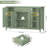 4 Door Accent Cabinet With 2 Drawers, Adjustable Shelves-425633016