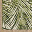 Tapis intérieur / extérieur à feuilles tropicales Arjay-701664