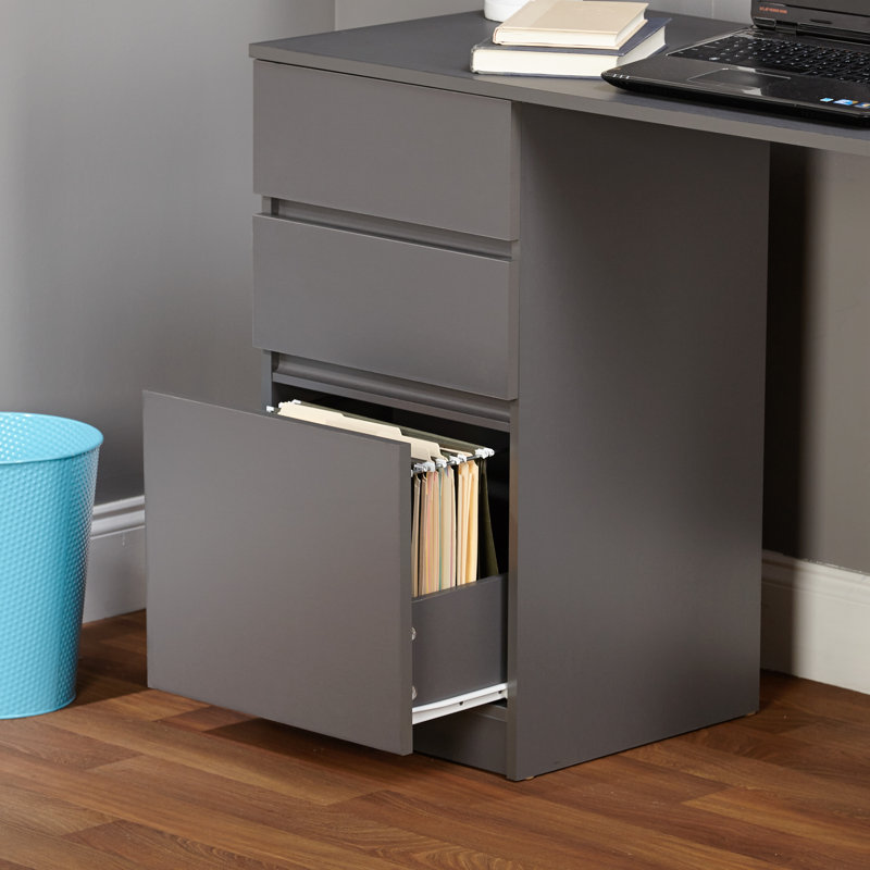 Bureau Malgorzata, Gris/blanc