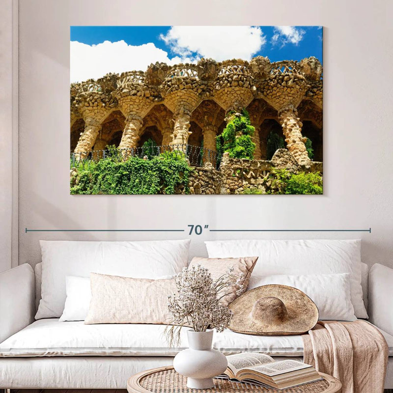Nicci Park Guell Colonnade, 34" H x 51" W