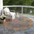 Machine Washable Indoor/Outdoor Xhevrie Navy Rug-1340848192