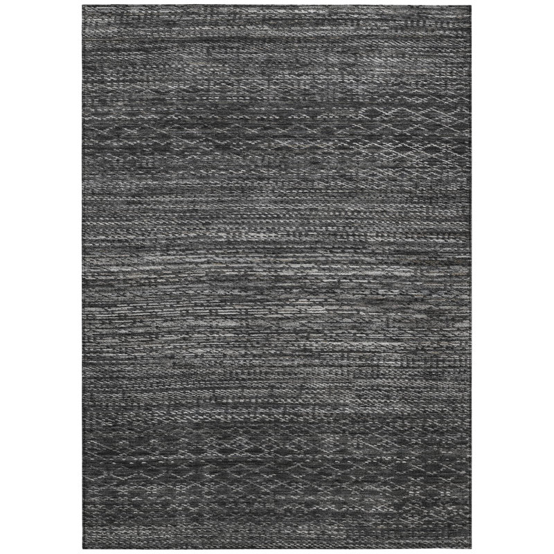 Machine Washable Indoor/Outdoor Colman ACN2150 Striped Rug, Rectangle 10' x 14'