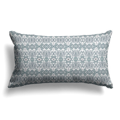 Taj Garden Columns  Rectangular Throw Pillow