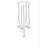 Industrial Chandelier, Antiquation Finish, 35.4 x 12.9 inches | Durable Metal Body, Glass Cap, 5 x E14 Sockets (Max 4W) | Elegant Lighting for Home, Dining Room & Office, IP20 Rated for Indoor Use