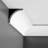3.13'' H x 78.75'' W x 3.13'' D Plastic Crown