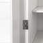 Garde-manger blanc multifonctionnel avec 5 tablettes, 12 tablettes latérales et réglables pour armoire de rangement personnelle