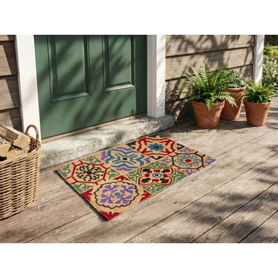 Non-Slip Abstract Doormat
