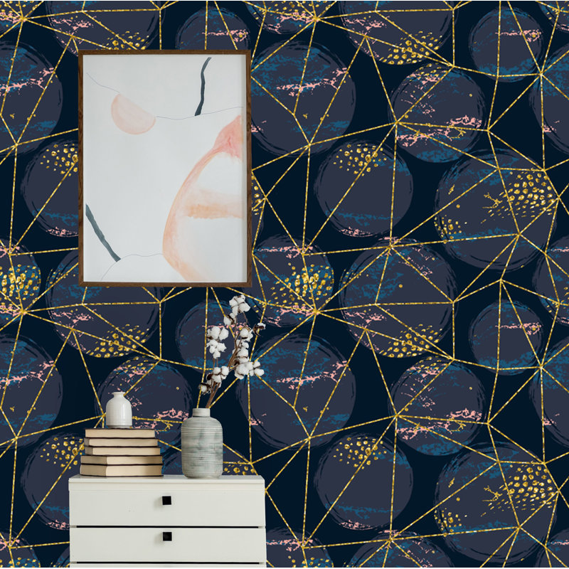 Rouleau de papier peint adhésif Cosmic, L 16,67 po x l 25 po