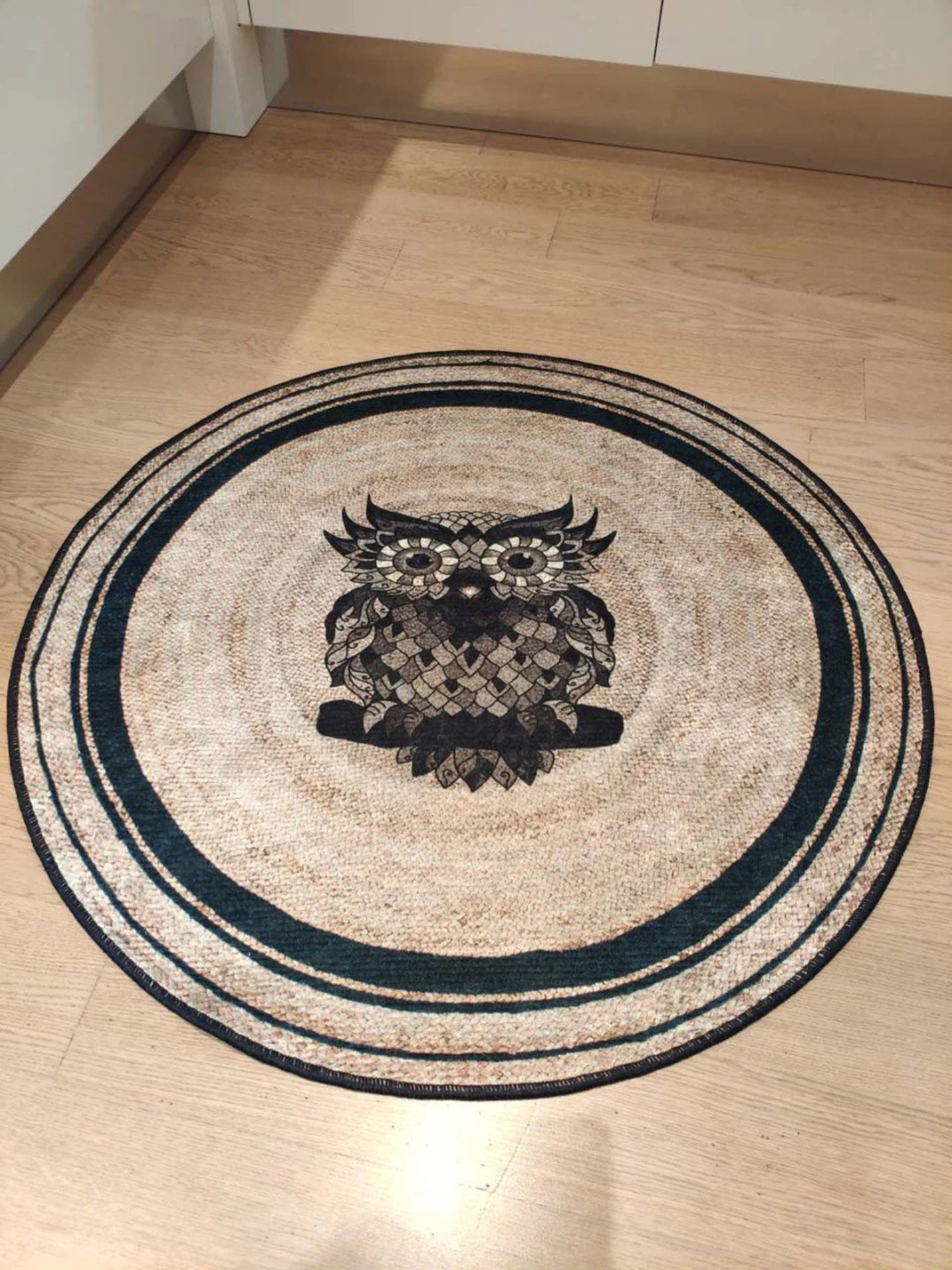 Rugpera Round Toscana Area Rug with Non-Slip Backing | Wayfair
