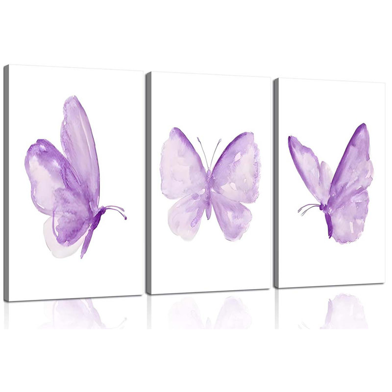 3 Piece Wrapped Canvas Print, 40 cm H x 90 cm W