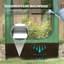 Burkni 2 Ft W x 2 Ft D Lean-To Greenhouse