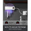 Porte-brosse à dents avec minuterie, fixation murale sans fil rechargeable, 1 compartiment (blanc)-690303868