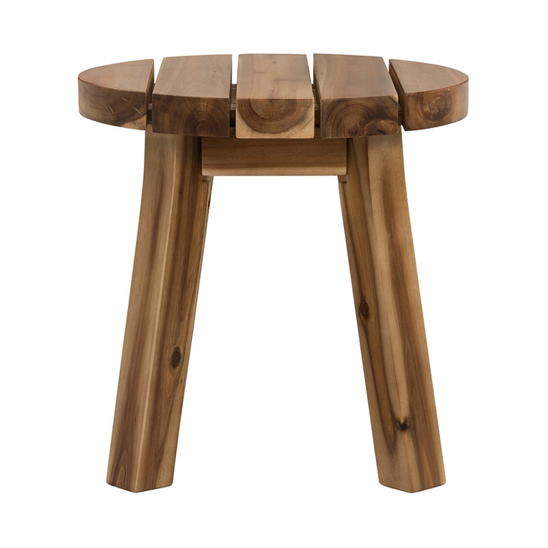 16,35 po Grande table d'appoint en bois de 16 po x 16 po qui rehausse l'esthétique de la pièce de 16 po x 16 po, solide et attrayante pour la décoration intérieure
