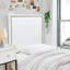 Tête de lit à dortoir avec pieds Tavira Allure® College - cadre de rivet - blanc