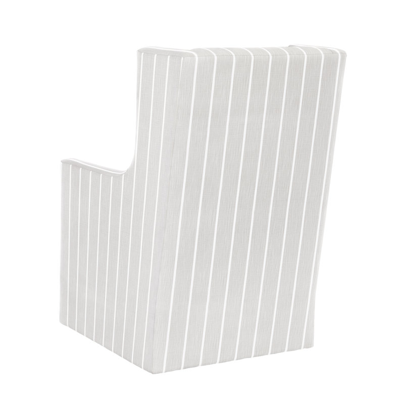 Noel Club Chair, French Gray Cotton