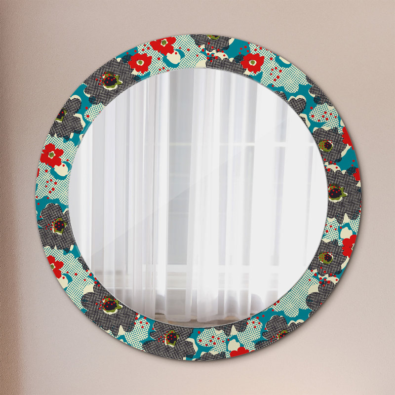 Huldar Glass Flat Wall Mirror