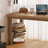 Oak Rectangular Solid Wood desks-107558170
