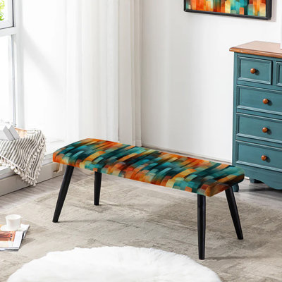 Banc rembourré noir Bachelder Bachelder