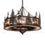 Elk At Dusk Downrod Ceiling Fan