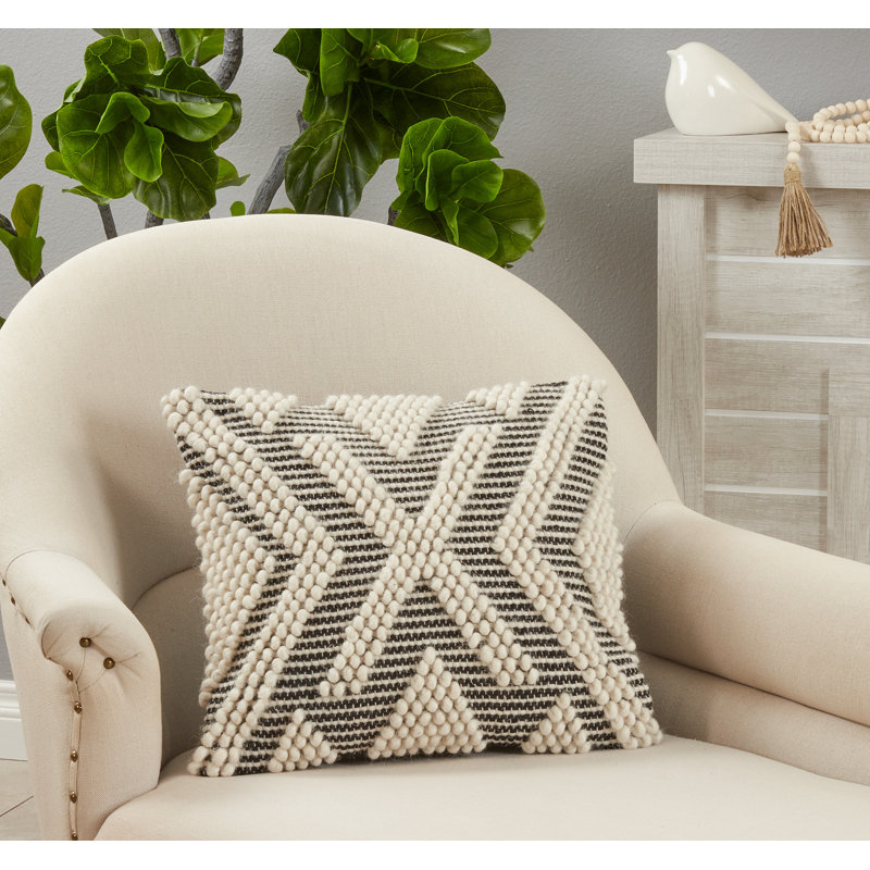 Havok Collection Cotton Throw Pillow, Down Blend