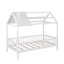 Lit simple en bois avec clôture-278072202