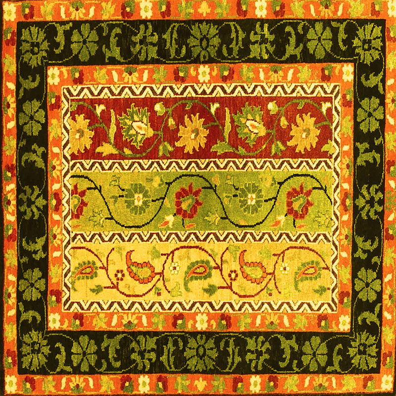 Performance Oriental Indoor Rug, Square 6'