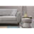 Elegant Corner Sofa-Bed, Beige, 113.0 x 66.5 x 33.5 in | Durable Beech Wood & Chipboard Frame, 100% Polyester Fabric | Versatile Sofa-Bed with Backrest Mechanism, Comfortable Sitting & Sleeping, Includes 2 Cushions (18 x 18 in)-940750271-940750256