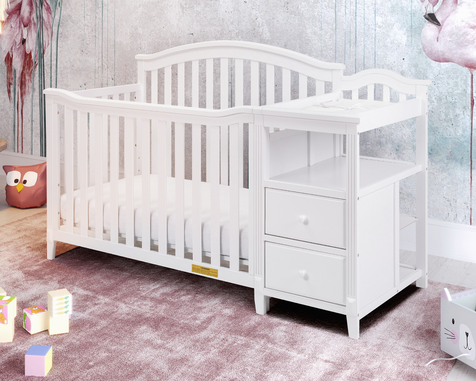 Baby Depot Burlington Crib With Changing Table Crib With Change