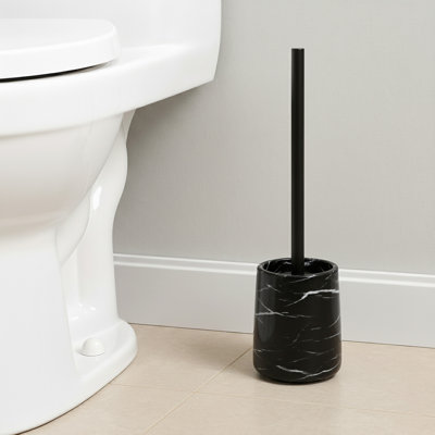 Marble Toilet Brush and Holder Set