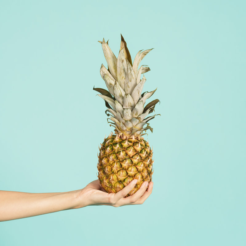 Ripe Pineapple - Wrapped Canvas Print, 122cm H x 122cm W x 3.8cm D